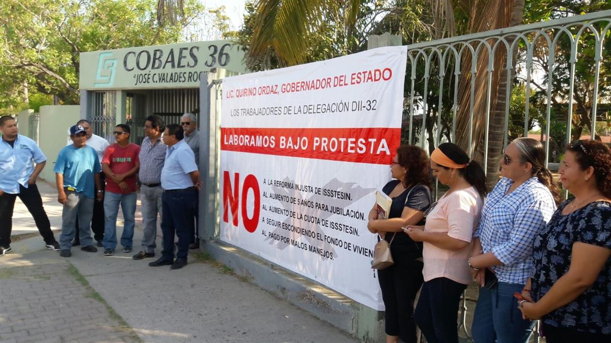 Trabajan Bajo Protesta En Cobaes Por Reforma Del Issstesin Luz Noticias