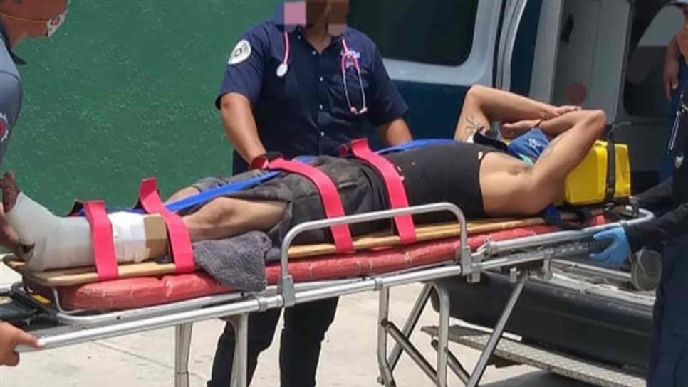 Joven resulta lesionado tras caerle barda en Mazatlán Luz Noticias