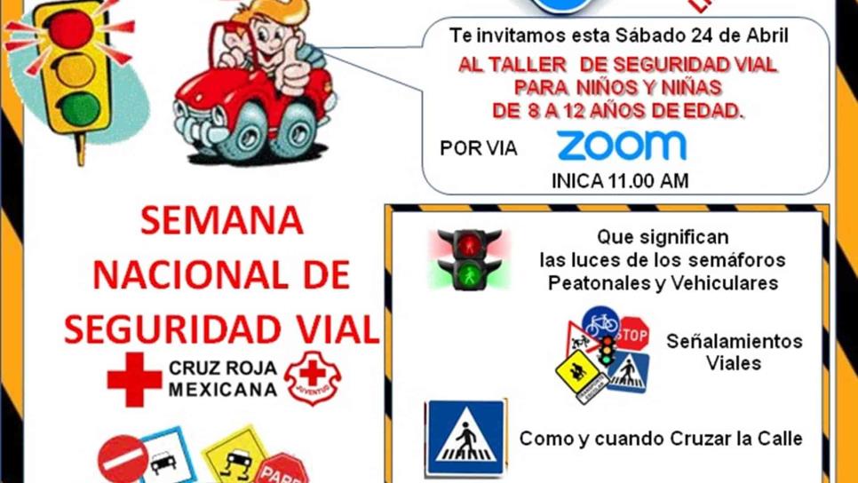 Cruz Roja invita a taller de Seguridad Vial dirigido para niños Luz