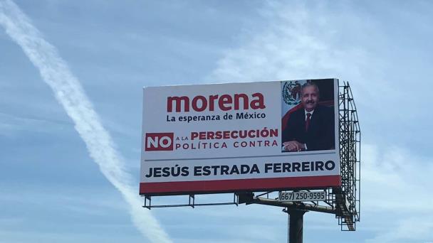 Morena solicitará retiro de espectaculares de apoyo a Estrada Ferreiro