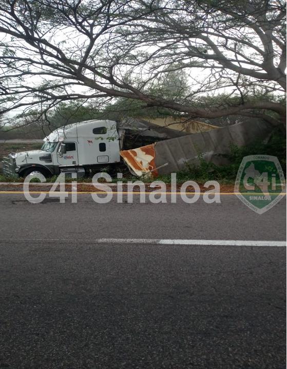 Dos tráileres se accidentan por la Maxipista Luz Noticias