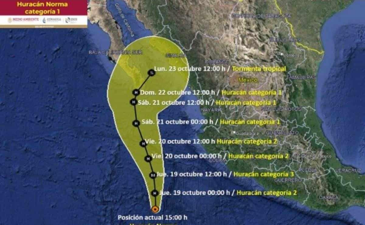 Norma Se Intensifica A Hurac N Categor A Y Amenaza Sinaloa Luz