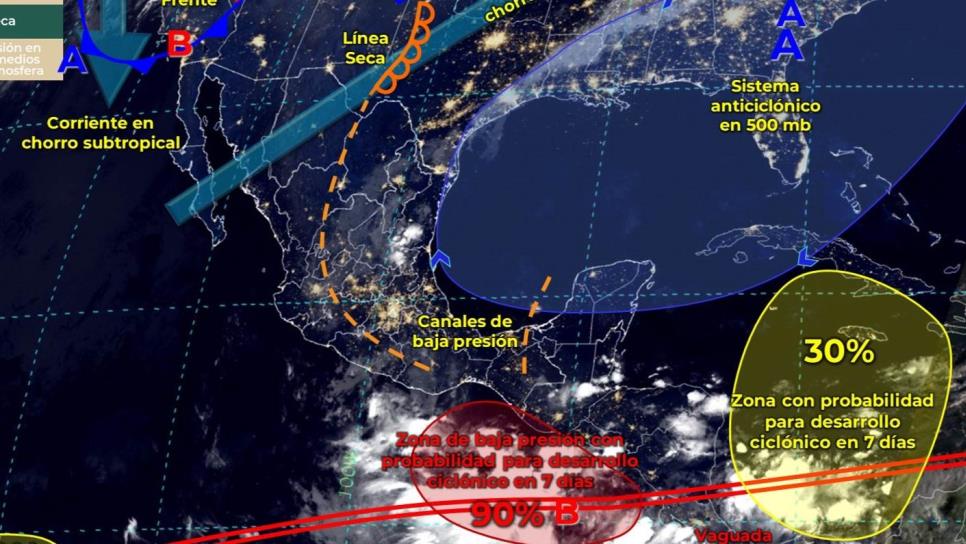 Nuevo ciclón tropical se forma y amenaza a costas del Pacífico Luz