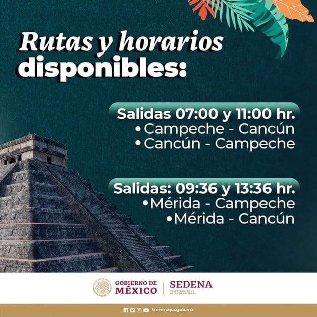 Tren Maya Estos Son Los Precios Y Horarios Para Disfrutar De Este