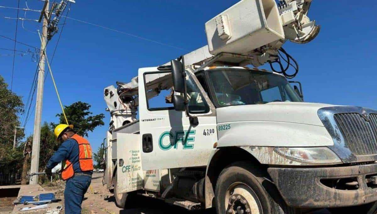 CFE suspenderá el servicio en tres colonias de Los Mochis este jueves