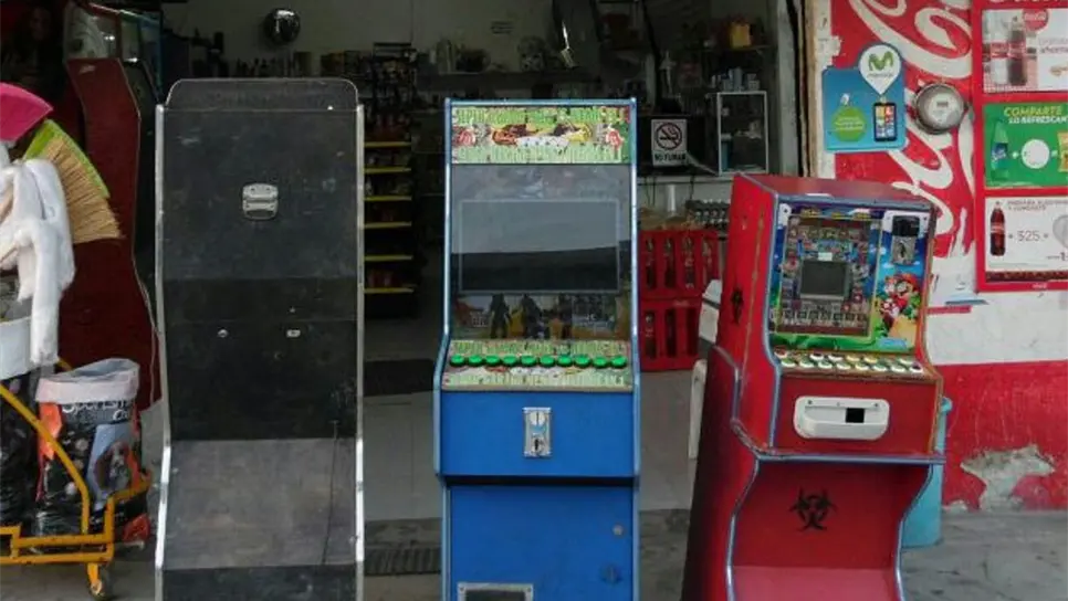 PGR asegura 20 máquinas tragamonedas