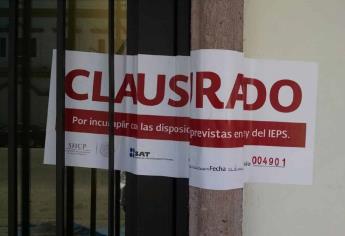 120 empleados perjudicados por clausuras del SAT