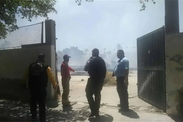 Se registra incendio en la Pepsi vieja Se registra incendio en la Pepsi vieja