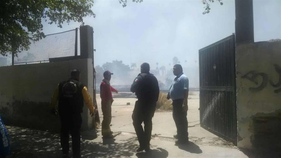 Se registra incendio en la Pepsi vieja