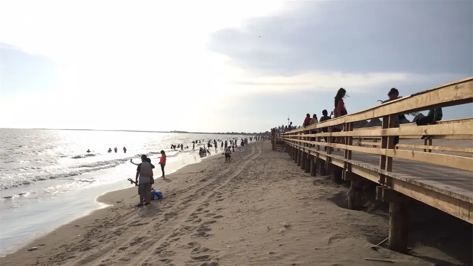 Mar de fondo daña el andador de El Maviri