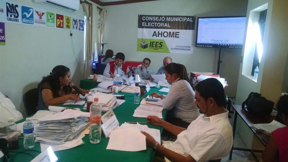 Así amaneció el conteo de votos en Ahome