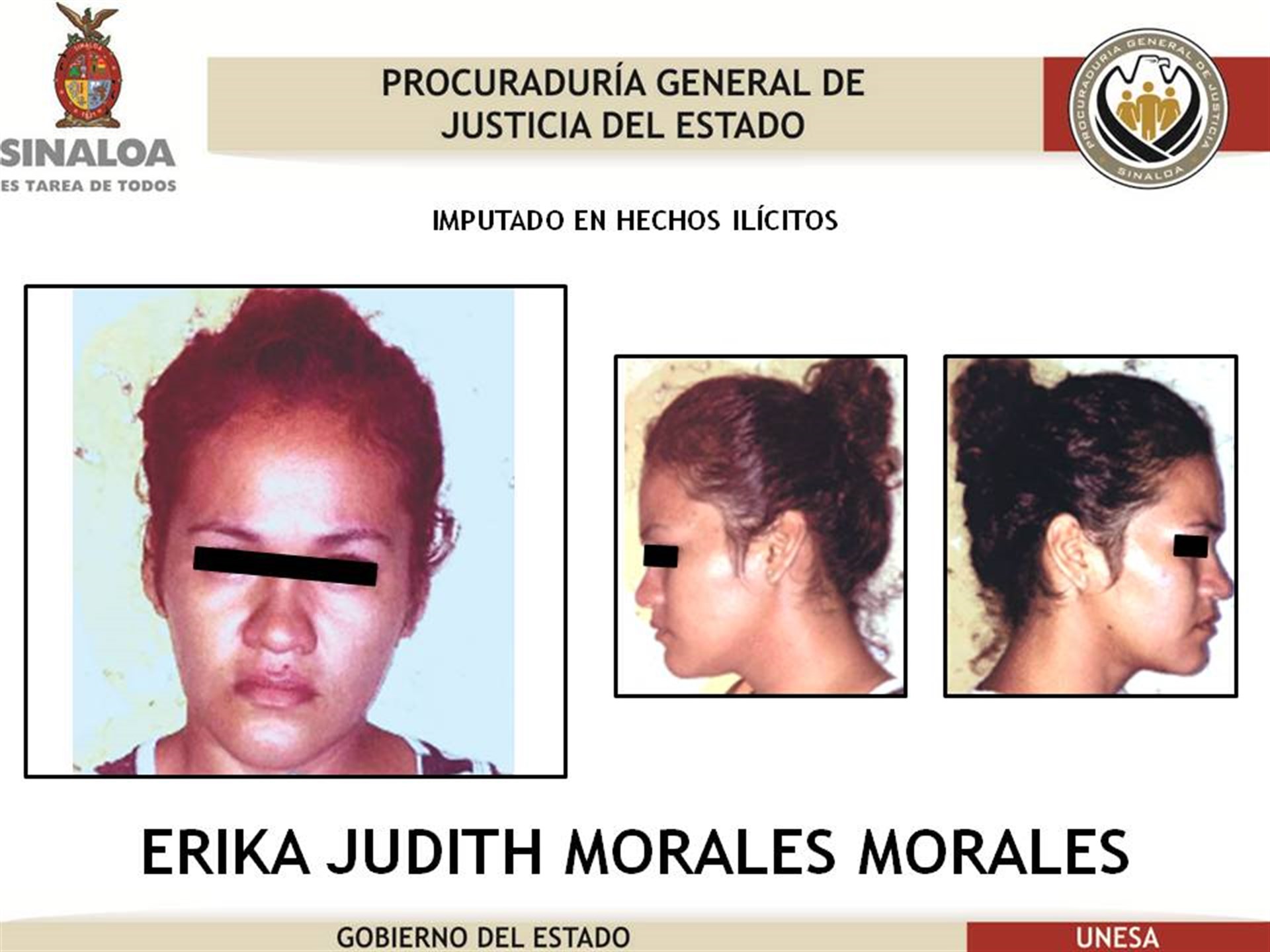 Captura Unesa a mujer por el homicidio de dos hermanos