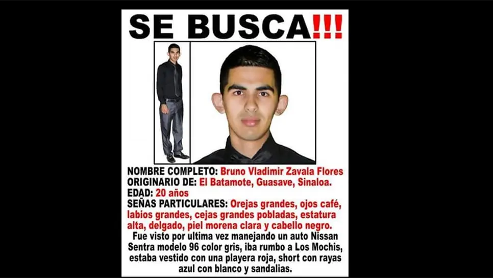 Solicitan ayuda para localizar a joven desaparecido