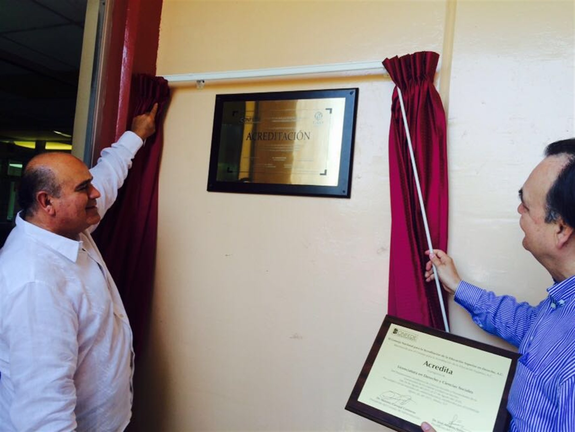 Acreditan ante Confede licenciatura en Derecho de la UdeO