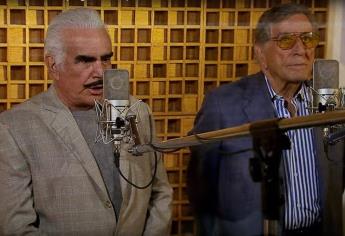 Vicente Fernández y Tony Bennett graban Return to me