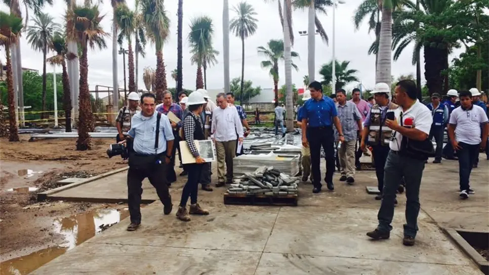 Supervisa Malova obra del teatro de la ciudad