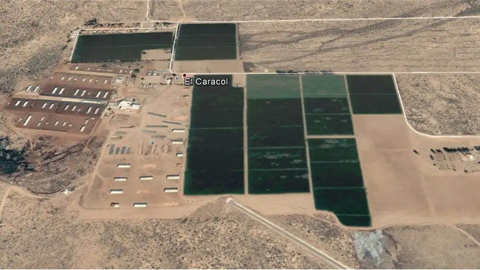 Rancho El Caracol, a donde los llevaron con engaños. Foto: Google Maps.