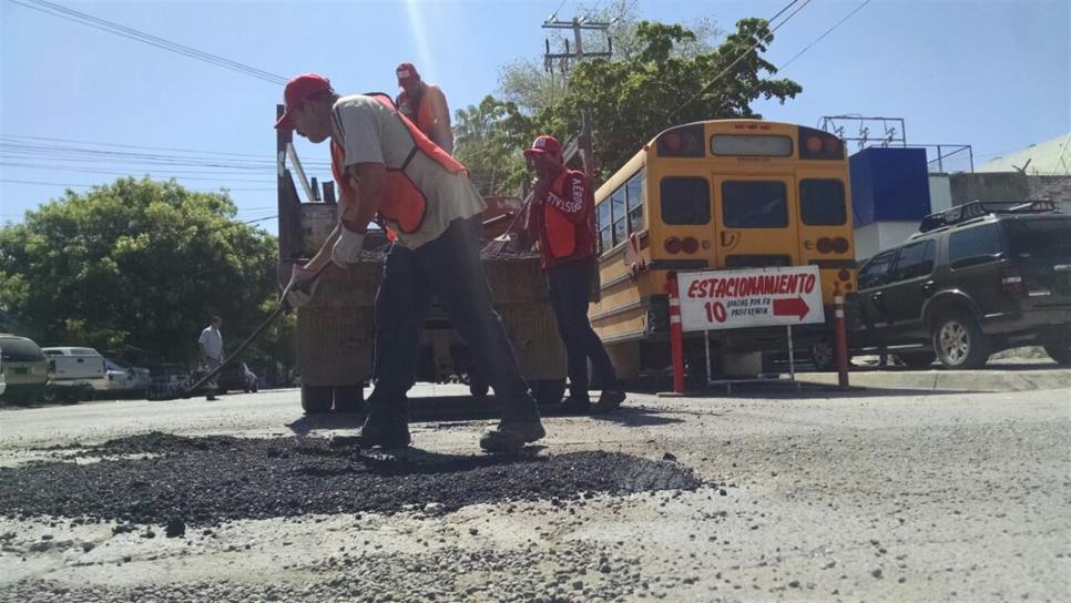 Arranca programa de bacheo en Ahome