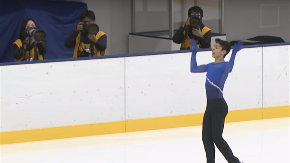 Patinador mexicano conquista Japón al ritmo de Juan Gabriel