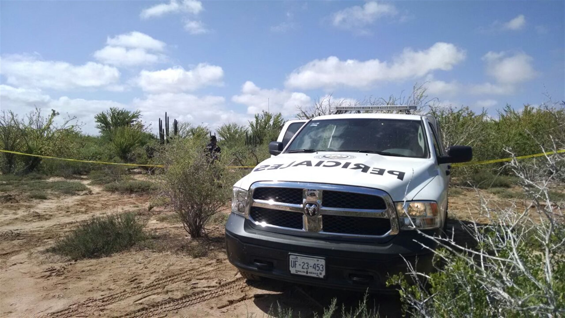 Ahora personal de la PGJE se sumó a la búsqueda. FOTO: Carlos Gutiérrez.