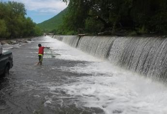 Precaución en el cruce de vados por creciente del río Fuerte