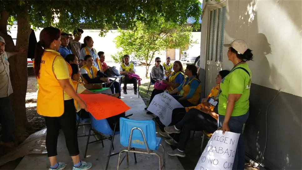 Trabajadores de la SSA exigen pago de quincenas atrasadas