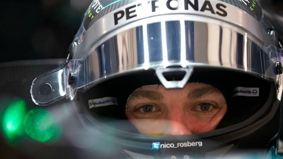 Piloto Nico Rosberg en primera posición de salida en GP de Japón