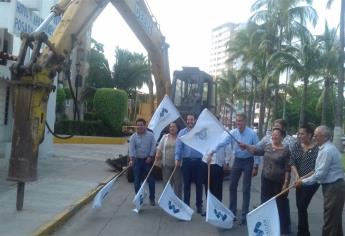 Inicia rehabilitación en zona turística de Mazatlán