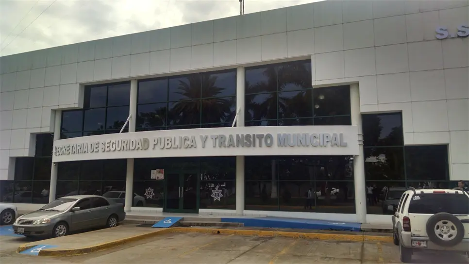 Oficinas de la Secretaría de Seguridad Pública y Tránsito municipal. FOTO: Jesús Bustamante.