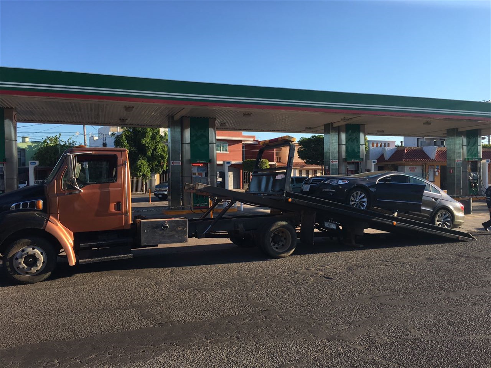 La unidad fue remitida a la pensión municipal.