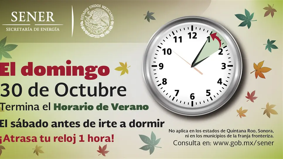 Horario de verano generó ahorros por mil 420 mdp