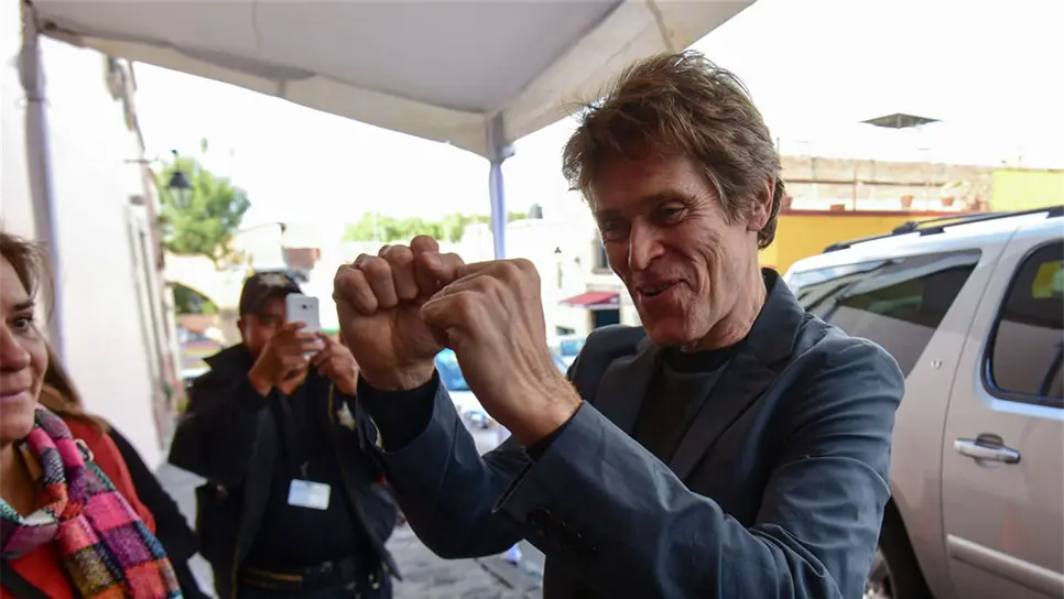 El Willem Dafoe presente en el Festival Internacional de Cine de Morelia (FICM). FOTO: El Siglo.