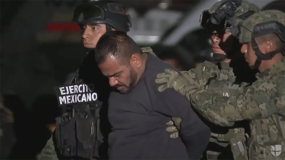 Orso Iván Gastélum Ávila, al momento de su detención.