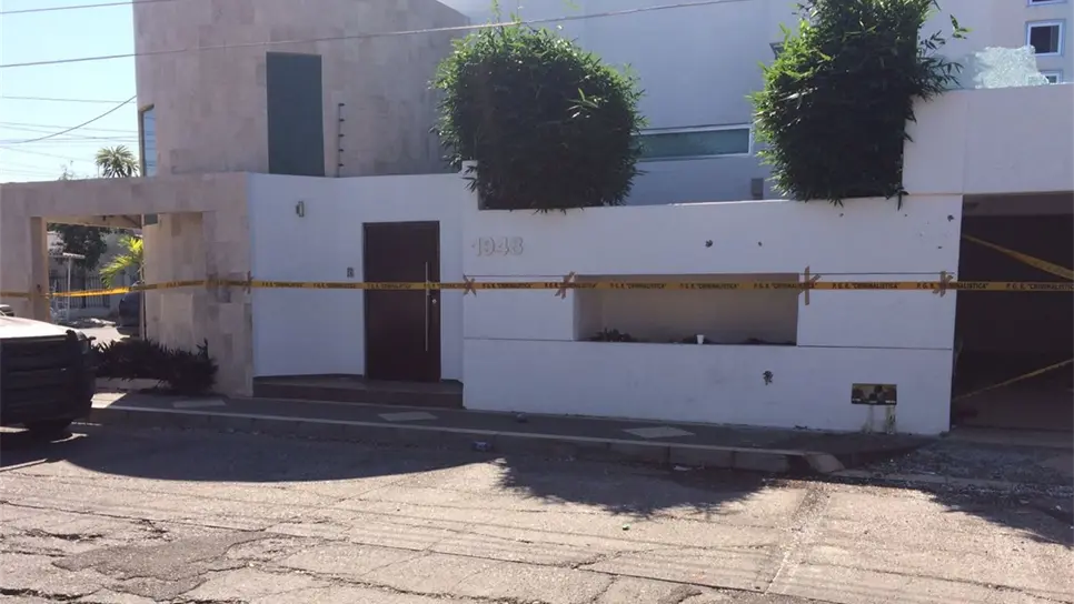 En esta propiedad se registró el enfrentamiento. FOTO: Manuel Aceves.