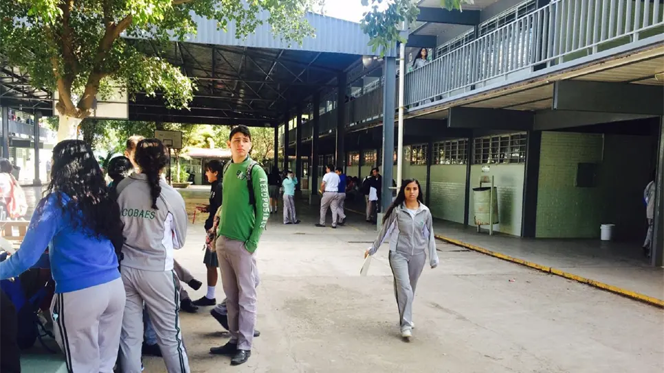 Estudiantes de preparatoria. FOTO: Danira Rodríguez.