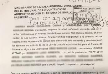 Demandan a la actual administración por permuta de parques