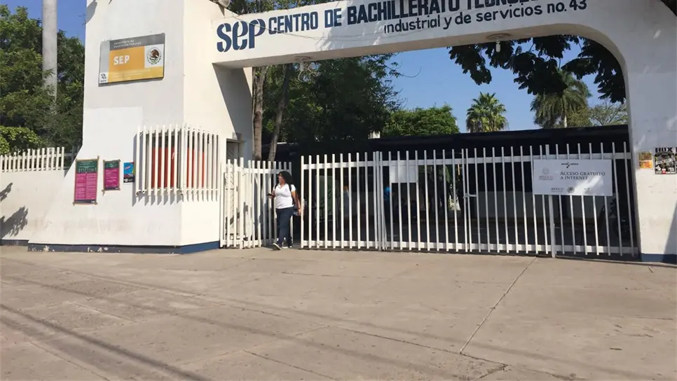 Tomarán medidas en el CBTis 43 para prevenir contagios. FOTO: Danira Rodríguez.