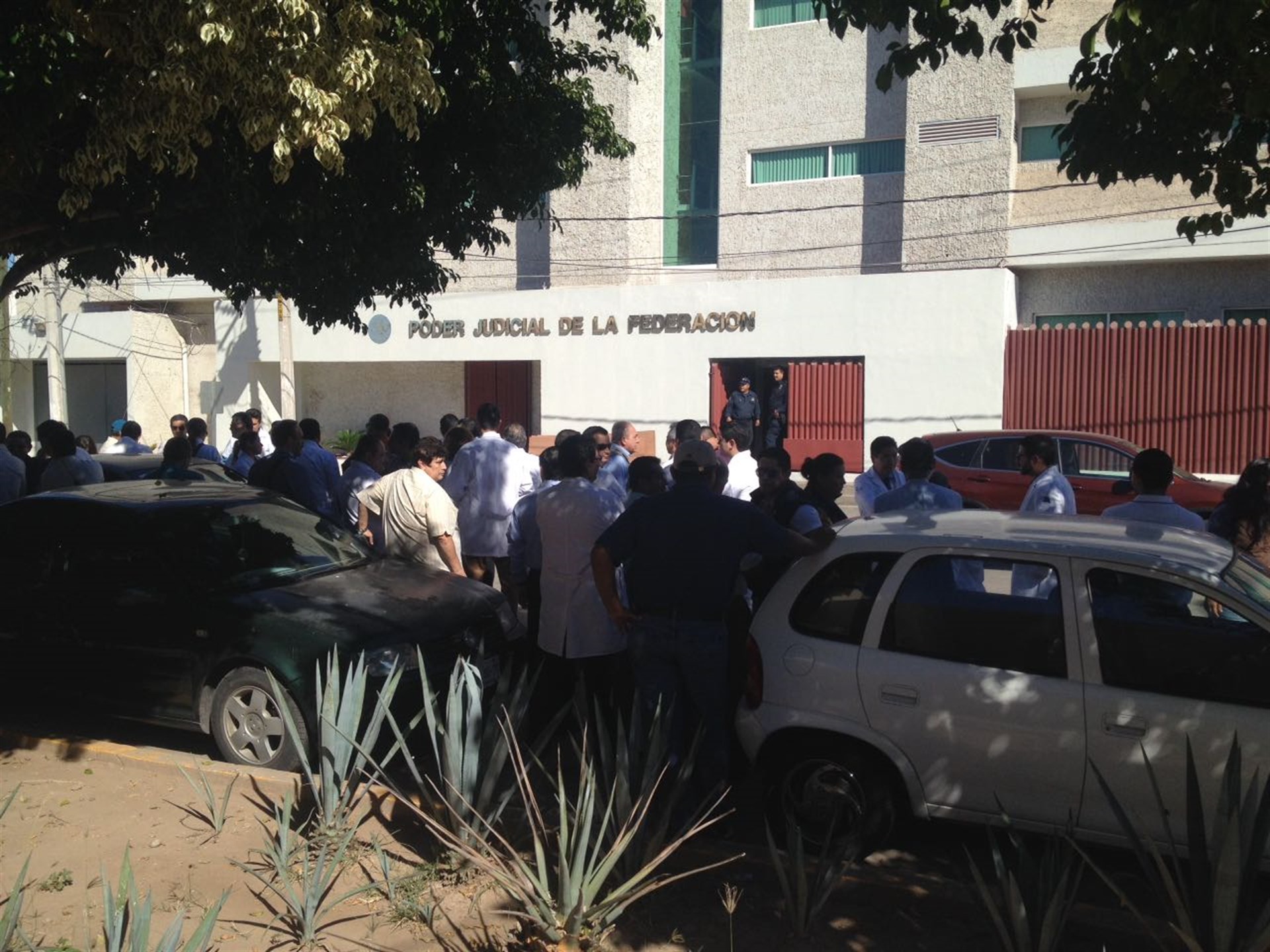 La manifestación de médicos.