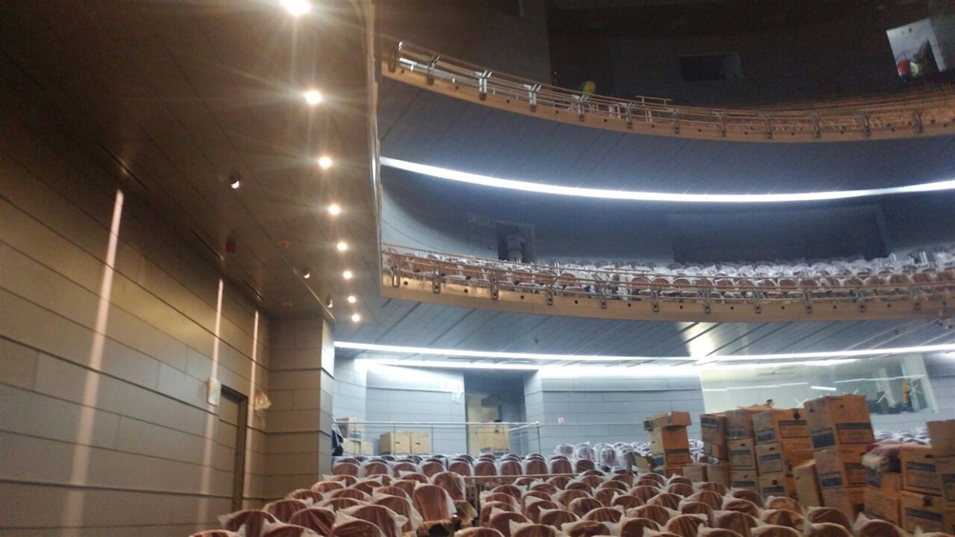 Así quedó el inerior del Teatro Ingenio Los Mochis. FOTO: Luz Noticias.