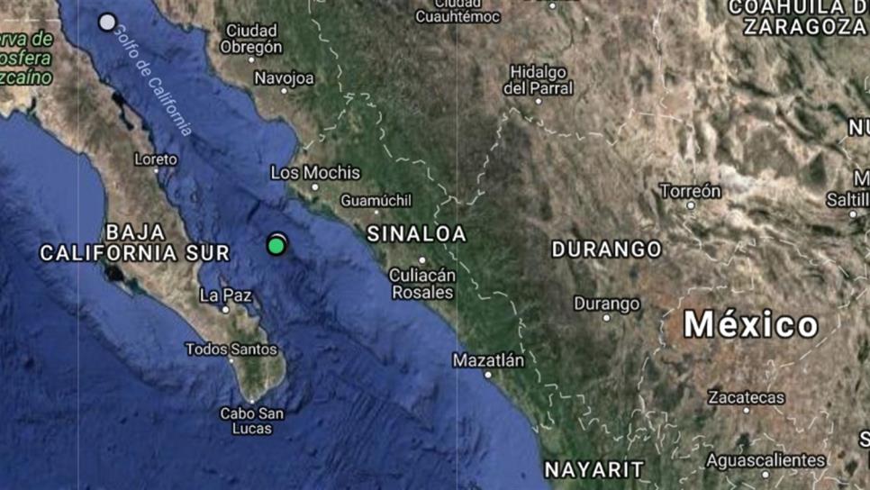 Sismológico registra 2 sismos al suroeste de Los Mochis