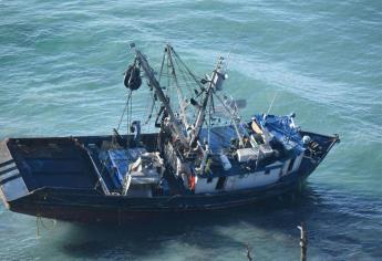 Profepa atiende encallamiento de barco en Ensenada