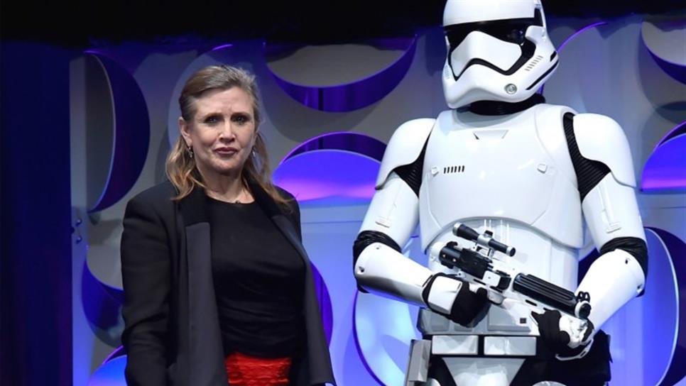 Carrie Fisher terminó grabaciones para el próximo filme de “Star wars”