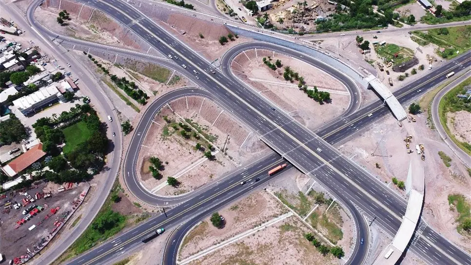 La remodelación de El Trébol en el norte del estado ha sido una de las obras más grandes. FOTO: Luz Noticias/ Archivo.