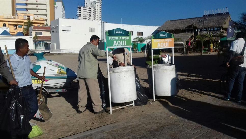 Arranca Jornada de Limpieza en la Zona Turística de Mazatlán