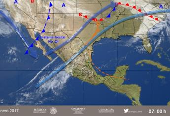 Tormenta invernal y frente frío causarán descenso en temperaturas