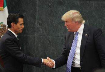 Conversan Peña Nieto y Trump sobre el muro