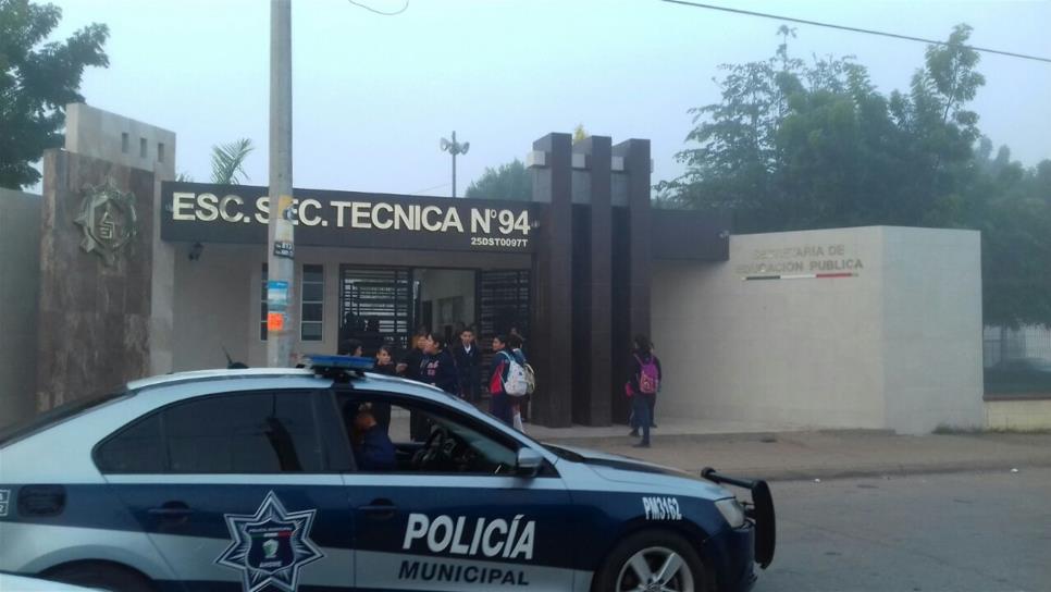 Moviliza a corporaciones supuesta amenaza de masacre en secundaria