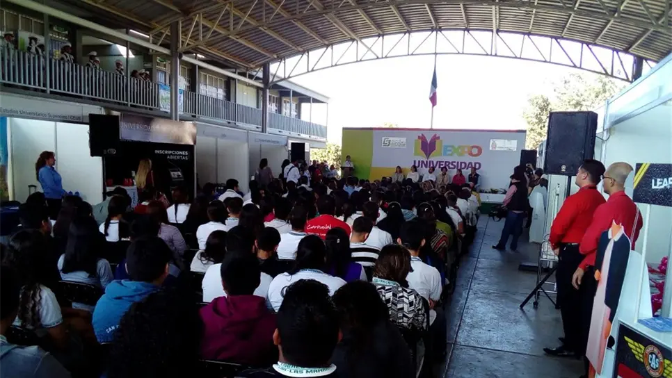 Expo Universidad se lleva a cabo en el plantel 95 del Cobaes. FOTO: Óscar Rodríguez.