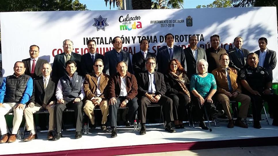 Instalan Consejo Municipal de Seguridad Pública en Culiacán