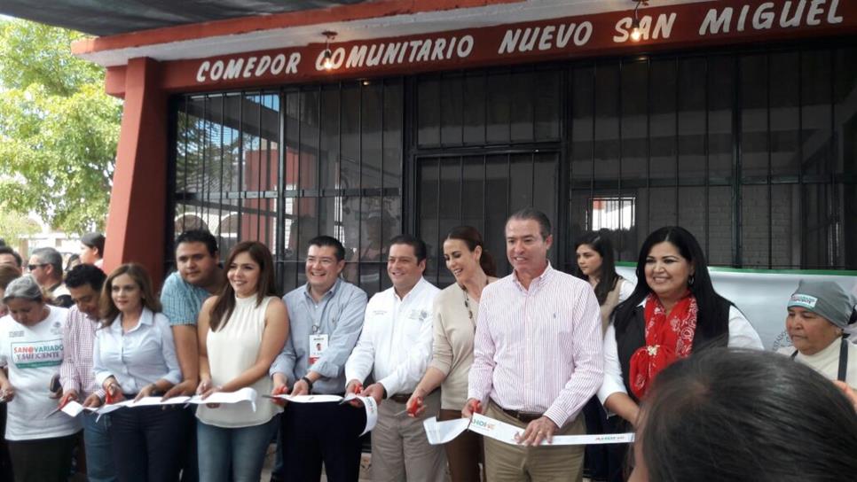 Inaugurarán más de 100 comedores comunitarios en Sinaloa